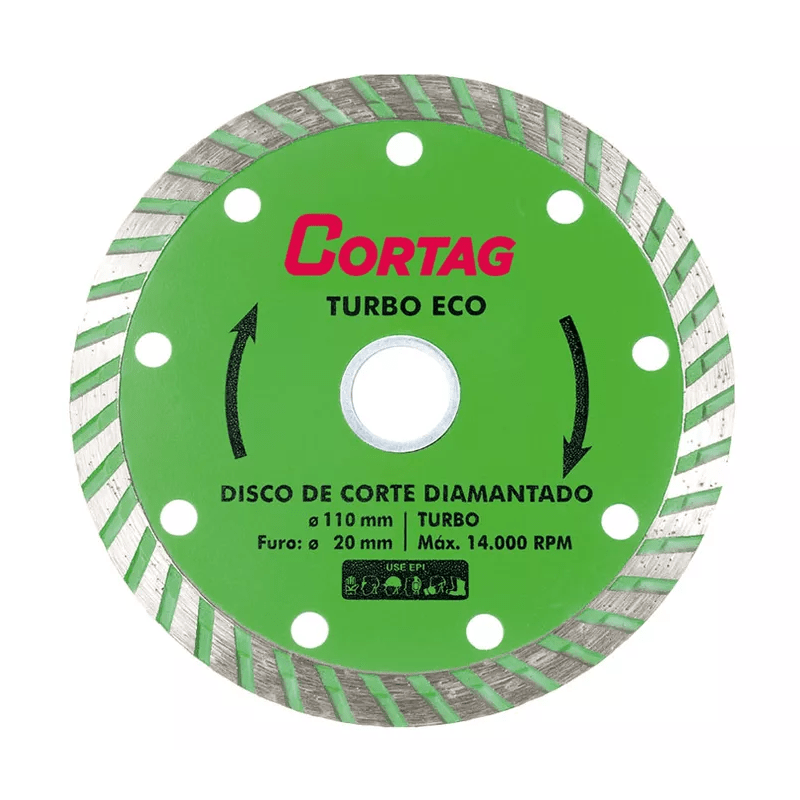 DISCO DIAM. TURBO ECO CORTAG 110X20MM