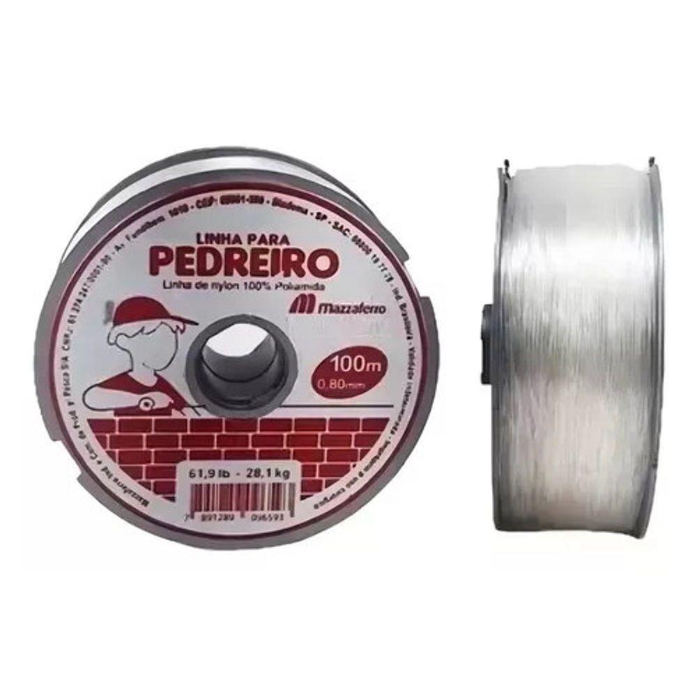 LINHA P/PEDREIRO 0,80X100MTS NYLON COLLINS