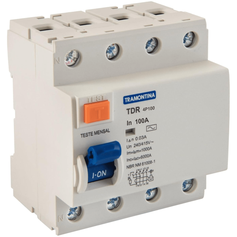 INTER  DR/TDR-4P 100AMP 30MA 6KA TRAMONTINA