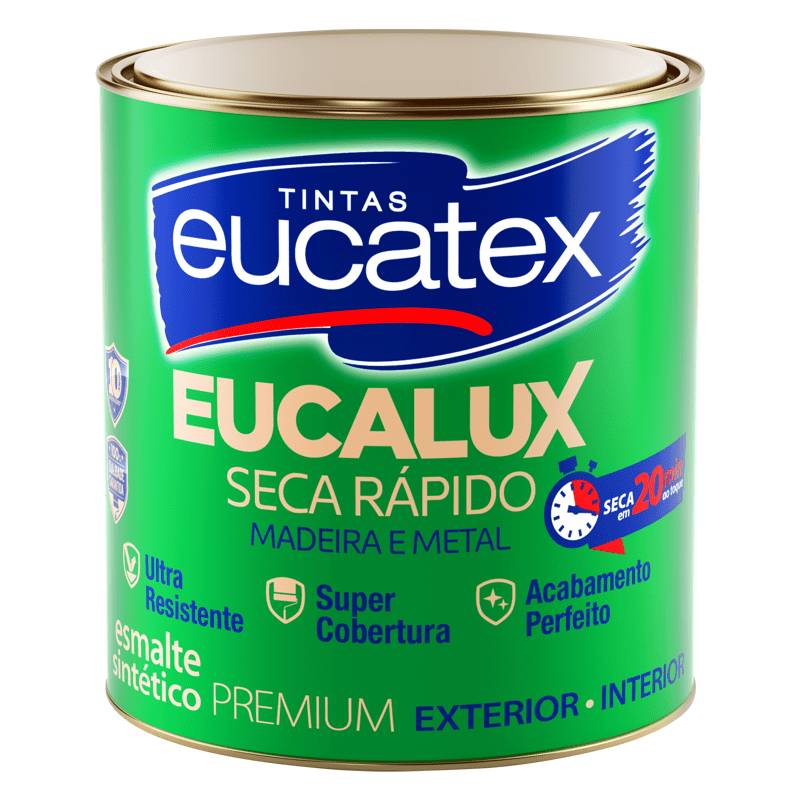 TINTA EUCATEX ESM/SINT AMARELO 900ML