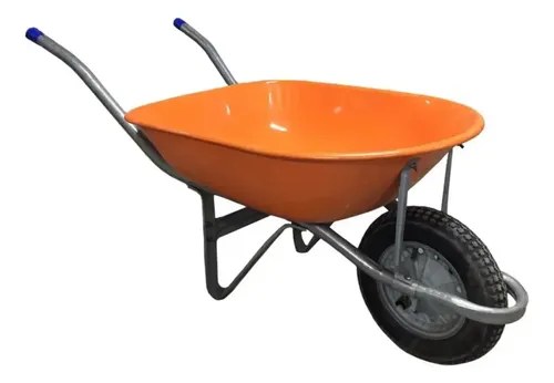 CARRO DE MAO METALOSA LARANJA SUPER 60LT  B/GALV