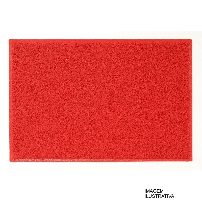 PISO VINIL BASE FUNDIDA VERMELHO  10MMX1,20M