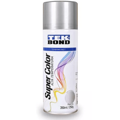 TINTA SPRAY TEKBOND ALUMINIO ALTA/TEMP 350ML