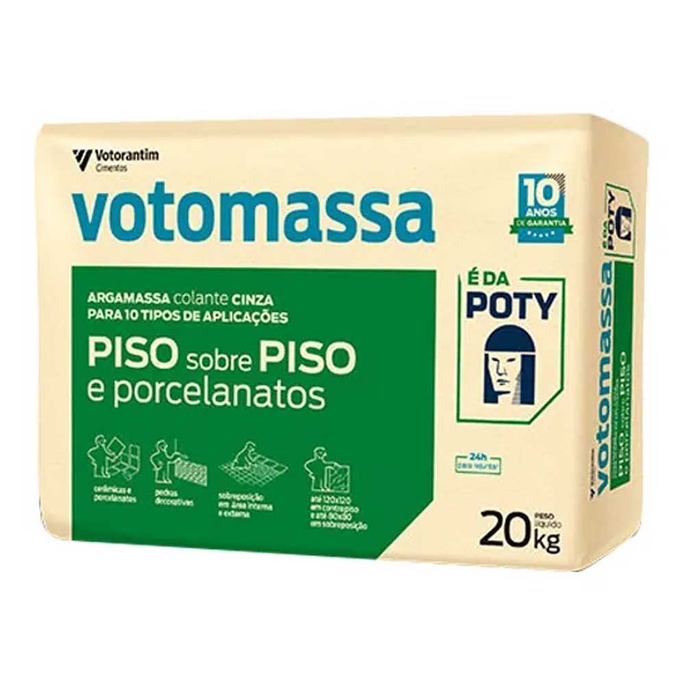 ARGAMASSA  VOTOMASSA PISO S/PISO CINZA 20KG