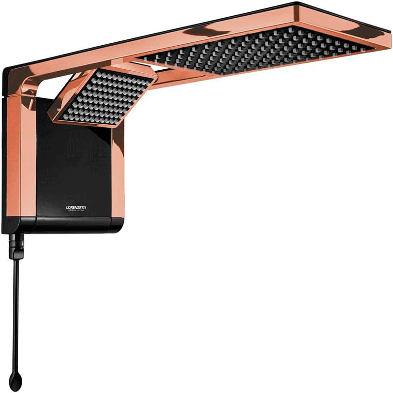 DUCHA ACQUA DUO PRETA/ROSEGO ELETRONICA 220V/6800W