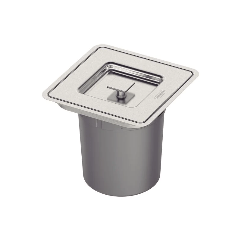 LIXEIRA INOX EMB/QUAD. 5L 94518/205 TRAMONTINA
